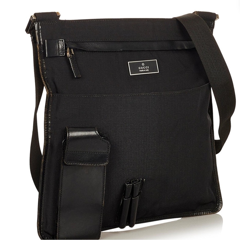 Gucci Black Messenger Bag for Men